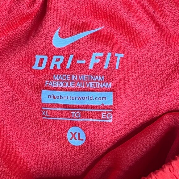 Nike Dri-Fit Red Running Shorts XL - Picture 4 of 4